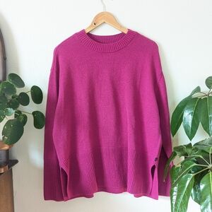 GAP | Split Hem Ribbed Sweater | Oversized